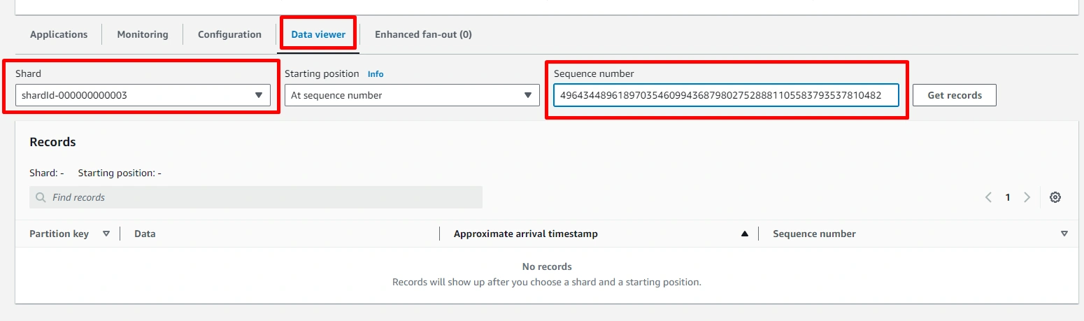 step 13 in the Amazon Kinesis Producer Library example